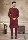 Outluk Wedding Collection 50 Pure Viscos With Embroidery And Sequence Work Indo Western Online Wholesale